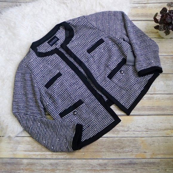 Eloquii Jackets & Blazers - NWT Eloquii Sequin Stripe Blazer Jacket